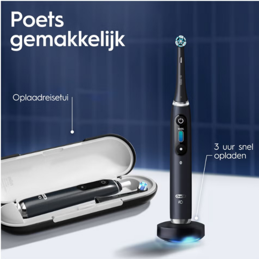 Oral-B Oral-B iO 9 Black Holiday Giftset Elektrische Tandenborstel