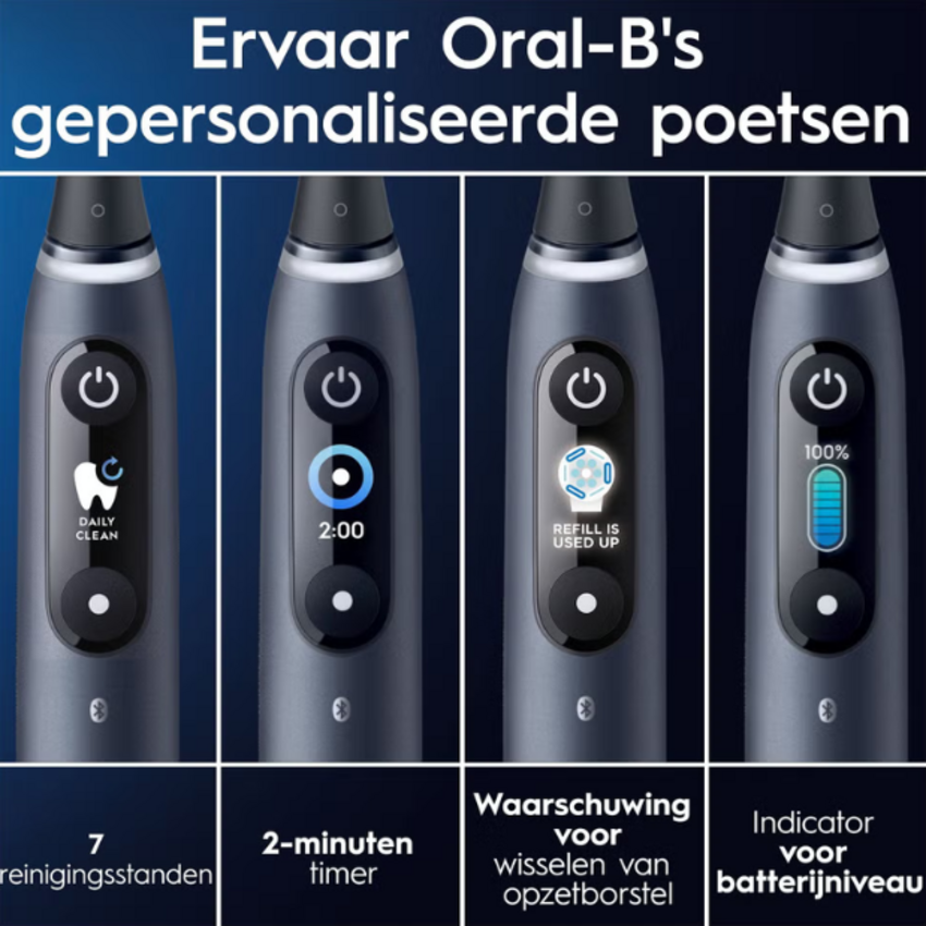 Oral-B Oral-B iO 9 Black Holiday Giftset Elektrische Tandenborstel