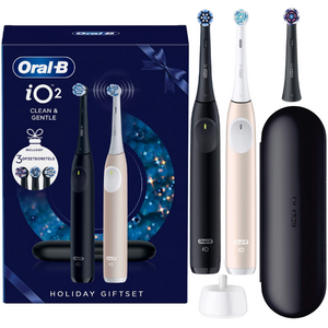 Oral-B iO 2 Black + Extra Body Pink Holiday Giftset