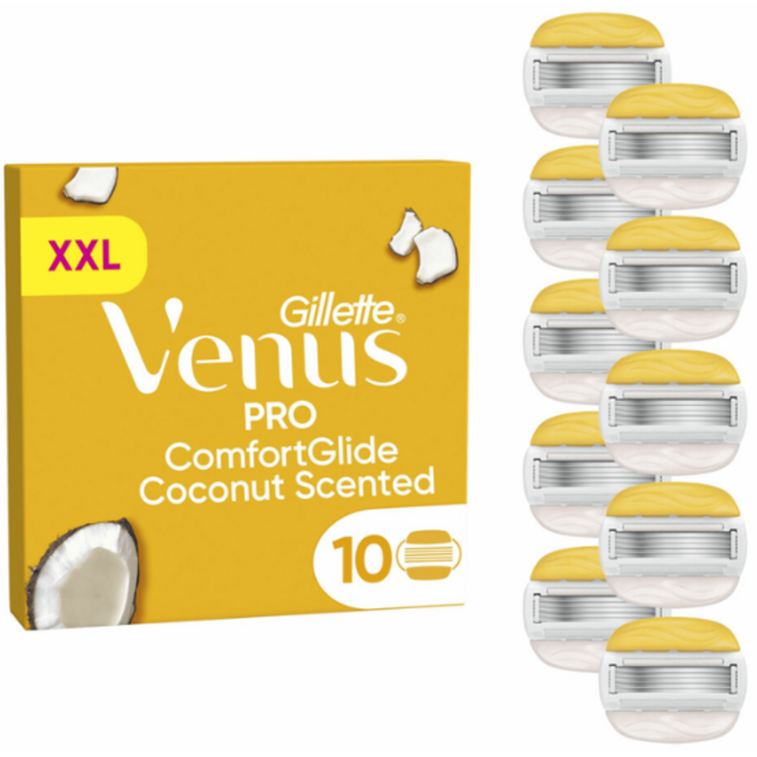 Gillette Gillette Venus Pro ComfortGlide Coconut Scheermesjes - 10 stuks