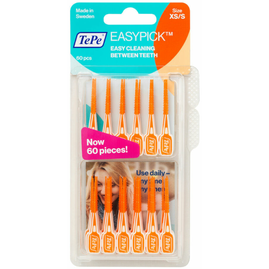 TePe TePe EasyPick XS/S Oranje - 60 stuks