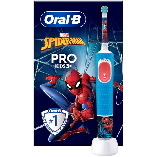 Oral-B Vitality Pro Kids 3+ Spider-Man Elektrische Tandenborstel Oral-B Oral-B Vitality Pro Kids 3+ Spider-Man Elektrische Tandenborstel