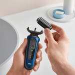 Braun Braun Series 6 61-B1000s Scheerapparaat - Wet & Dry - Blauw