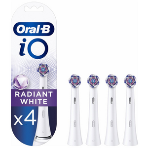 Oral-B Oral-B iO Radiant White opzetborstels - Wit - 4 stuks Oral-B iO Radiant White opzetborstels - Wit - 4 stuks