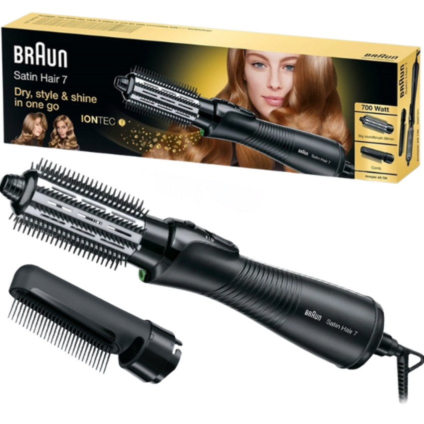 Braun Satin Hair 7 AS720 Föhnborstel - Zwart Braun Braun Satin Hair 7 AS720 Föhnborstel - Zwart