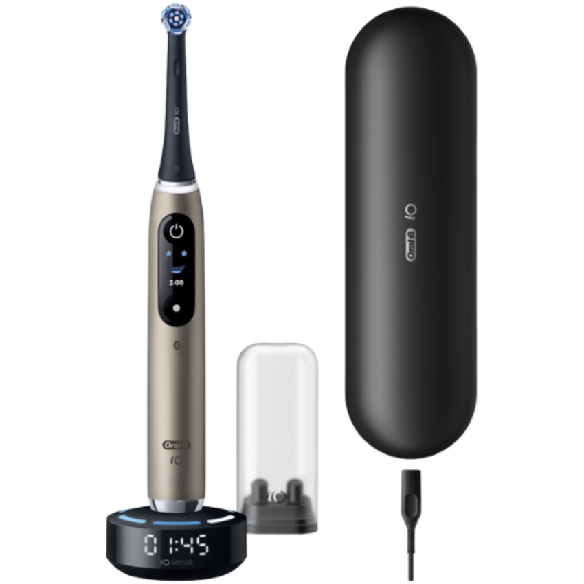 Oral-B Oral-B iO 10 Lunar Gold + 2x GRATIS Oral-B 3D-White Arctic Fresh Tandpasta