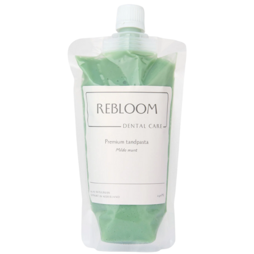Rebloom Premium Tandpasta Junior Refill Milde Munt 240 ml Rebloom Rebloom Premium Tandpasta Junior Refill Milde Munt 240 ml