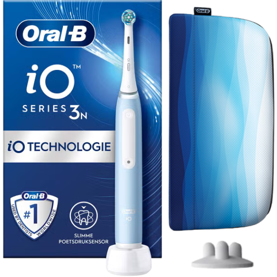 Oral-B Oral-B iO Series 3 Blue Elektrische Tandenborstel + Pouch Special Edition