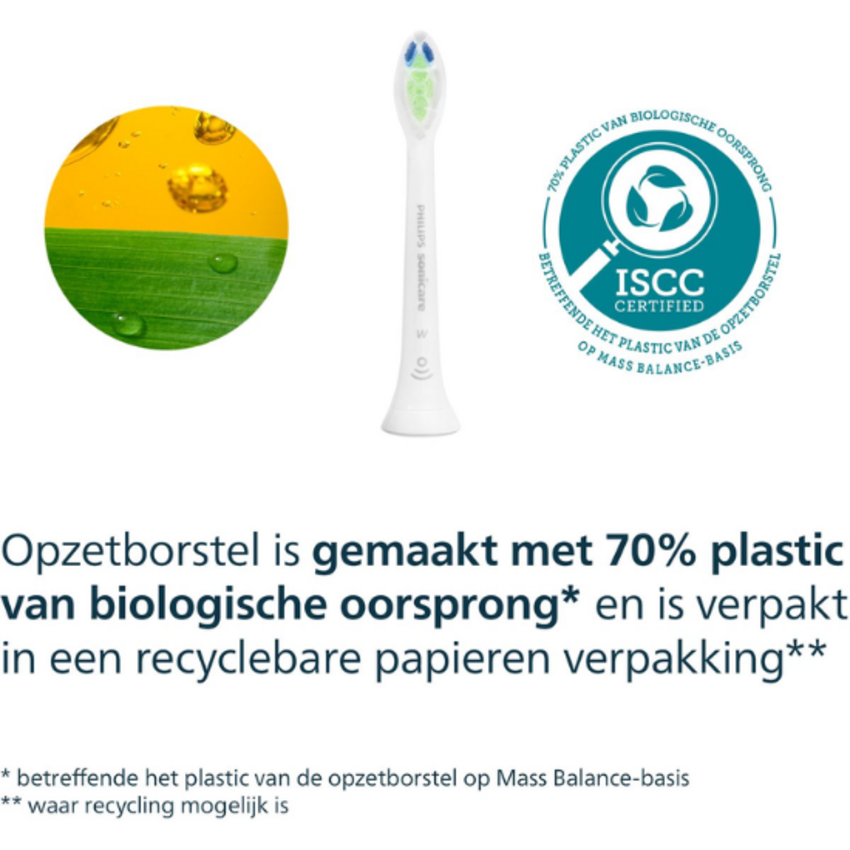 Philips Philips Sonicare W2 Optimal White HX6066/88 - Black - 6 stuks