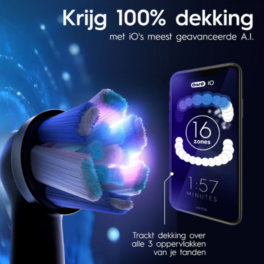 Oral-B iO Series 9N Rose Quartz + 1 extra opzetborstel Oral-B Oral-B iO Series 9N Rose Quartz + 1 extra opzetborstel