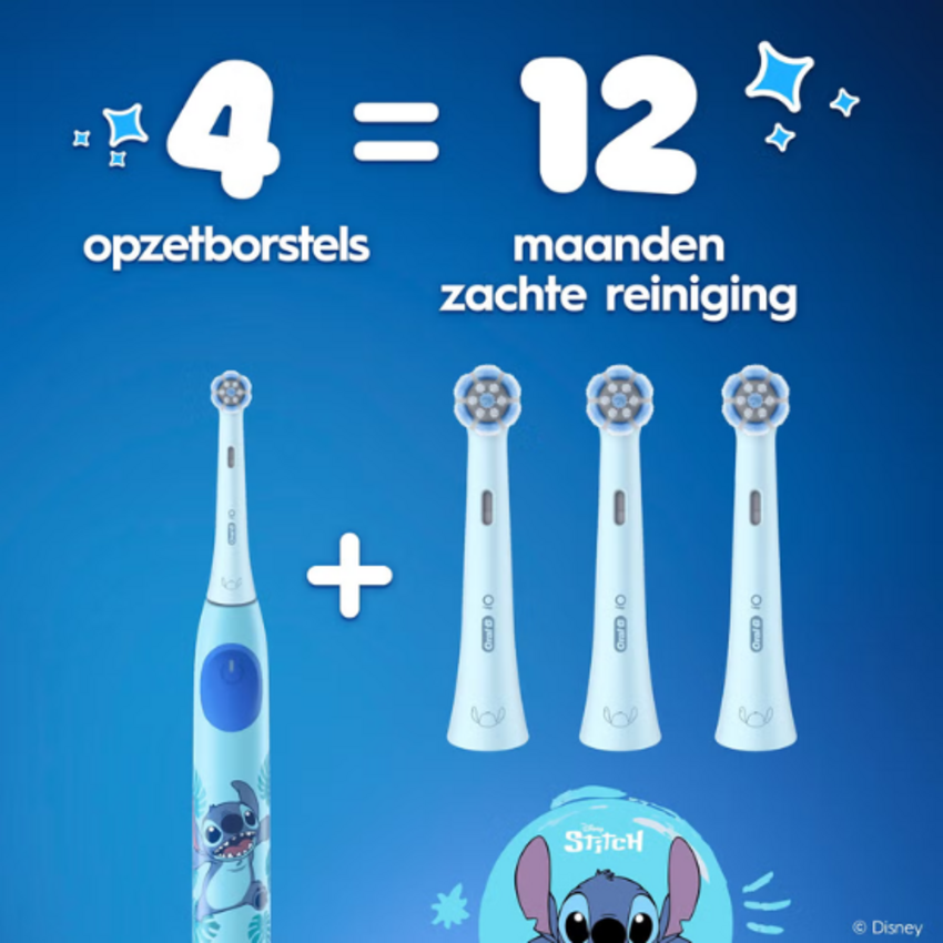 Oral-B Oral-B iO Kids 6+ Stitch opzetborstels - 4 stuks