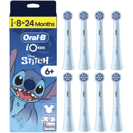 Oral-B iO Kids 6+ Stitch opzetborstels - 8 stuks