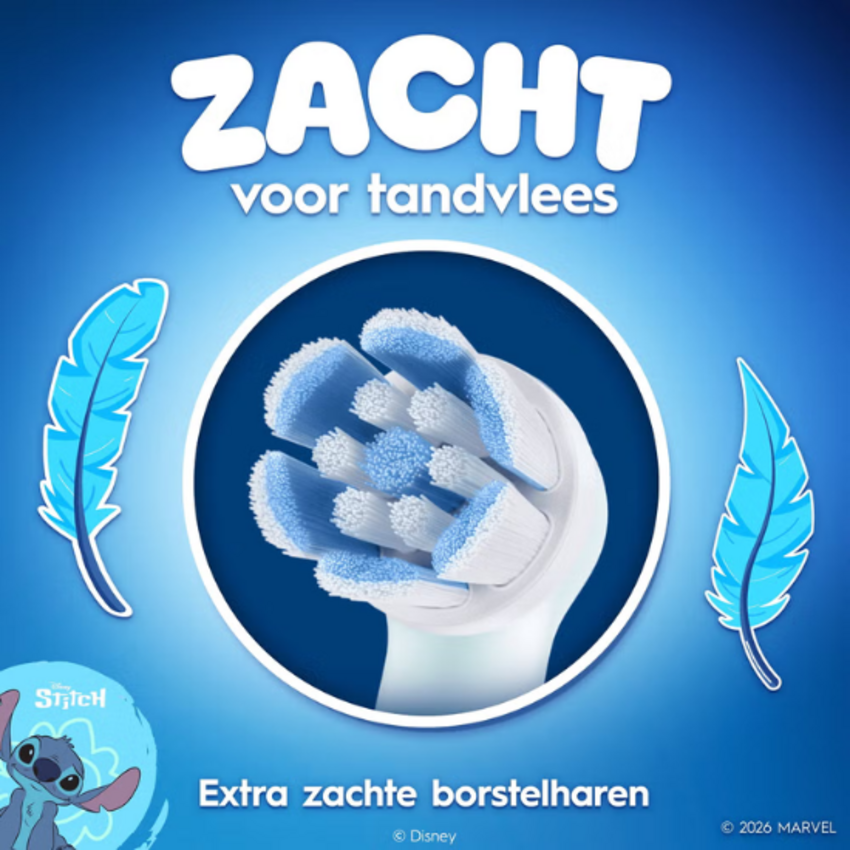 Oral-B Oral-B iO Kids 6+ Stitch opzetborstels - 8 stuks