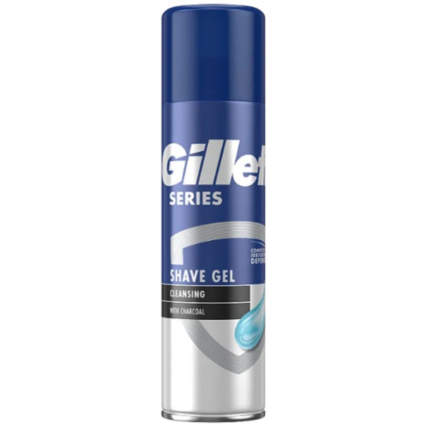 Gillette Gillette Series Scheergel - Cleansing with Charcoal - 200 ml