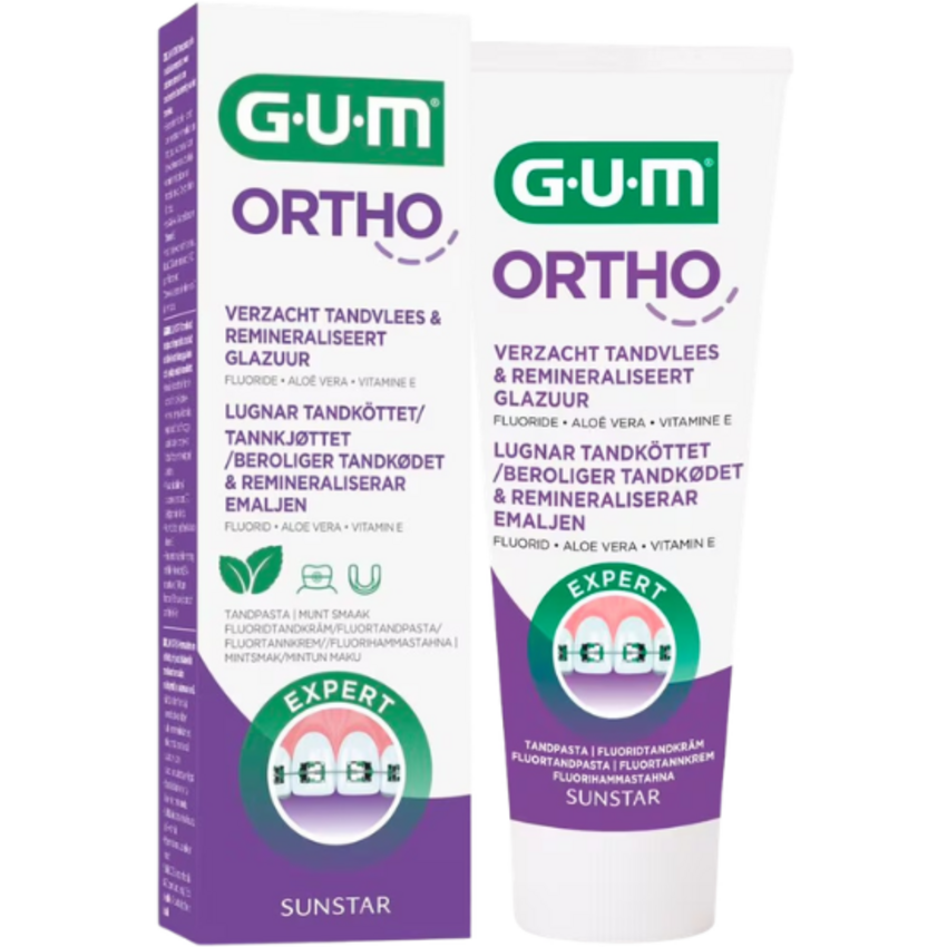 GUM GUM Ortho Tandpasta - 75 ml