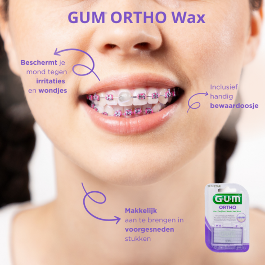 GUM GUM Orthodontic Wax voor beugels