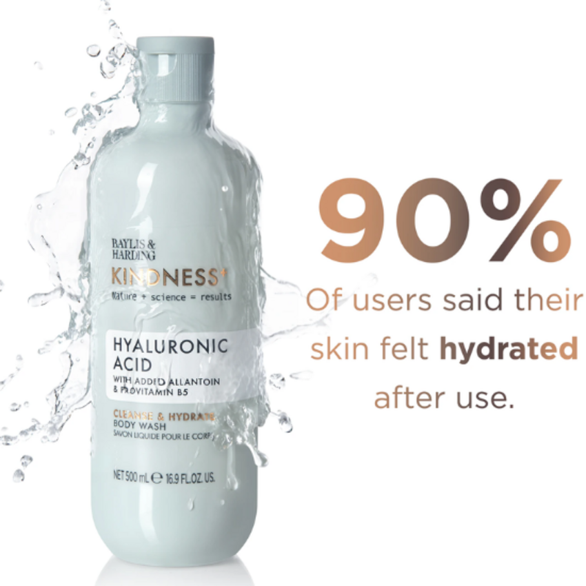 Baylis & Harding Baylis & Harding Kindness+ Hyaluronic Acid Douchegel - 500 ml
