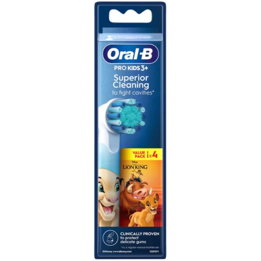 Oral-B Oral-B PRO Kids 3+ The Lion King opzetborstels - 4 stuks