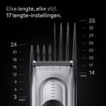 Braun HairClipper Tondeuse Series 7 HC7590 - Grijs Braun Braun HairClipper Tondeuse Series 7 HC7590 - Grijs
