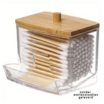Wattenstaafjeshouder met Bamboe Deksel