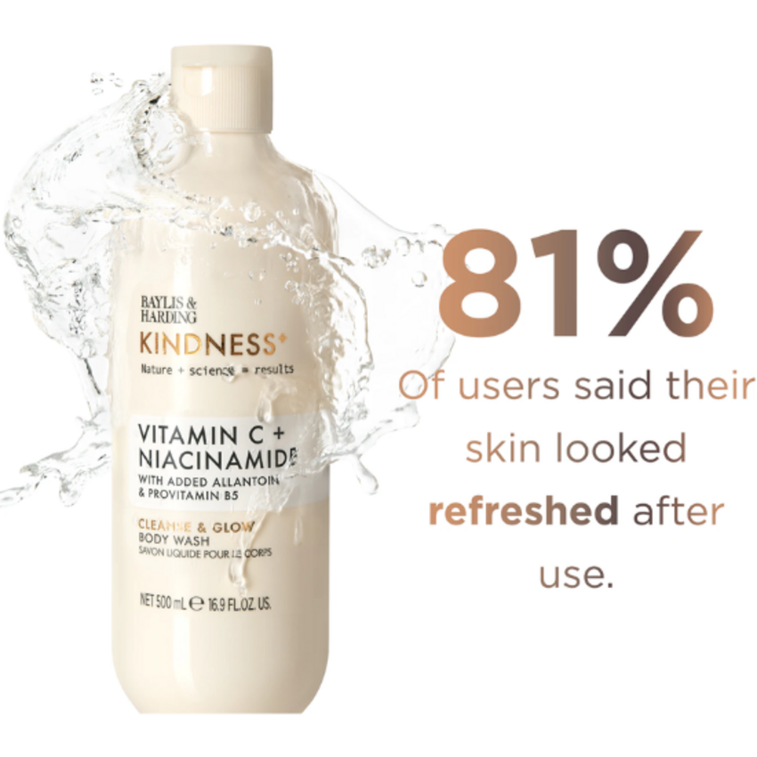 Baylis & Harding Baylis & Harding Kindness+ Vitamin C + Niacinamide Douchegel - 500 ml