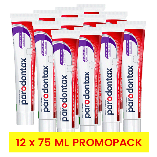 Parodontax Parodontax Ultra Clean Tandpasta - 12 x 75 ml - Promo Pack