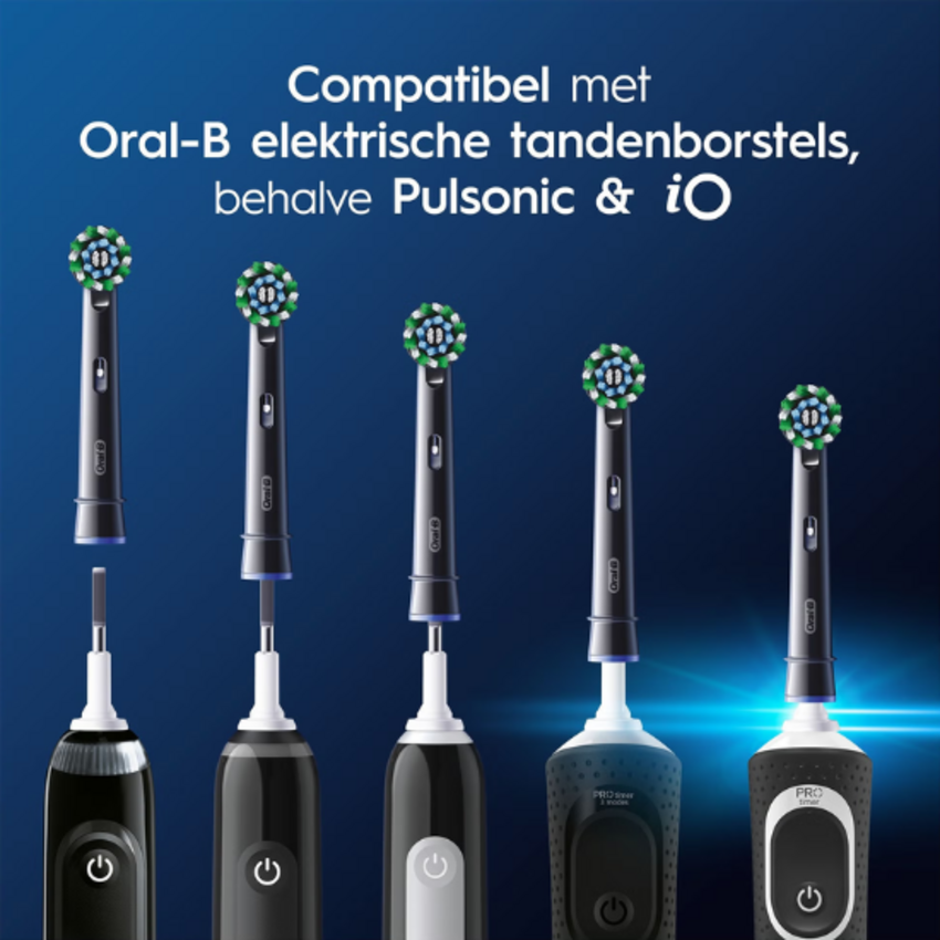 Oral-B Oral-B PRO Cross Action Black opzetborstels - 10 stuks - Value Pack