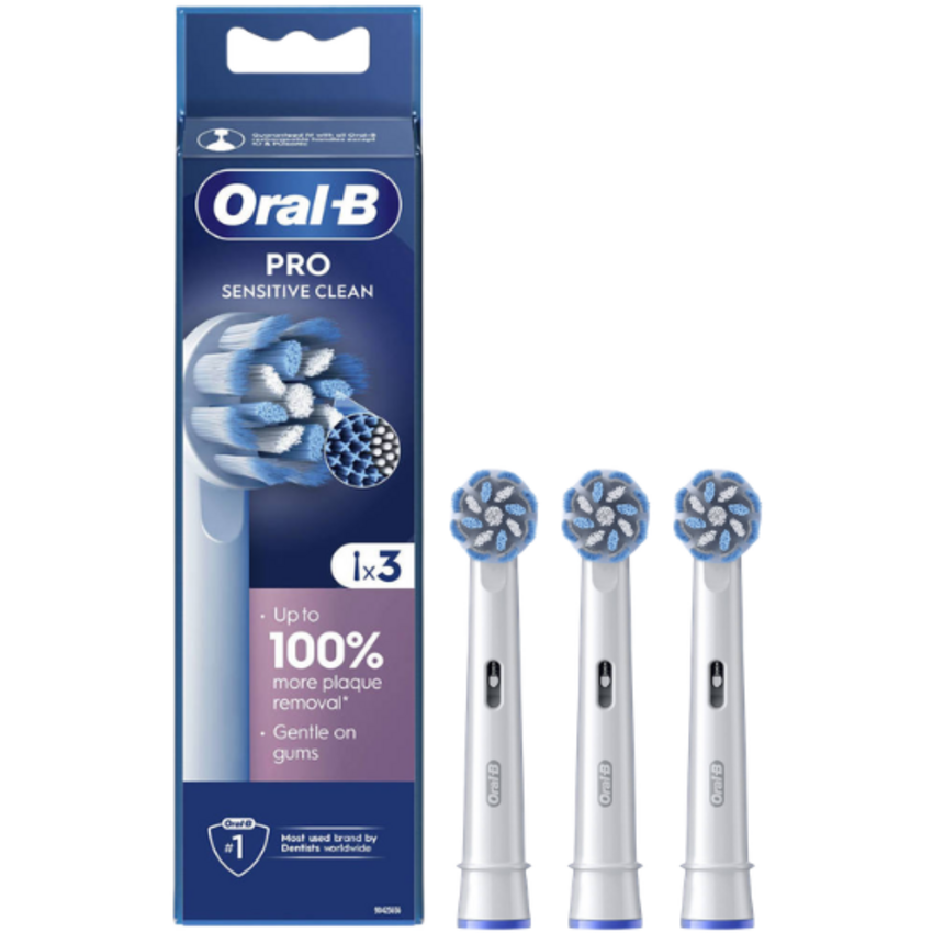 Oral-B PRO Sensitive Clean opzetborstels - 3 stuks Oral-B Oral-B PRO Sensitive Clean opzetborstels - 3 stuks