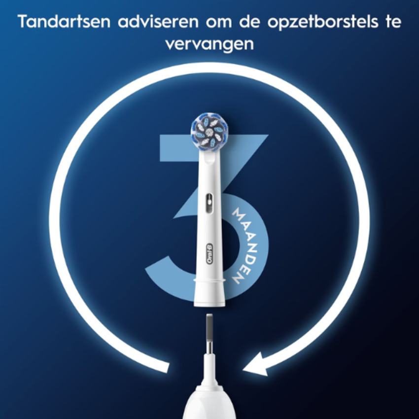 Oral-B PRO Sensitive Clean opzetborstels - 3 stuks Oral-B Oral-B PRO Sensitive Clean opzetborstels - 3 stuks