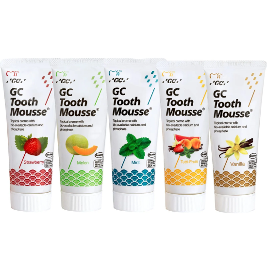 GC Tooth Mousse Voordeelverpakking - 5 Smaken - 5x 40g