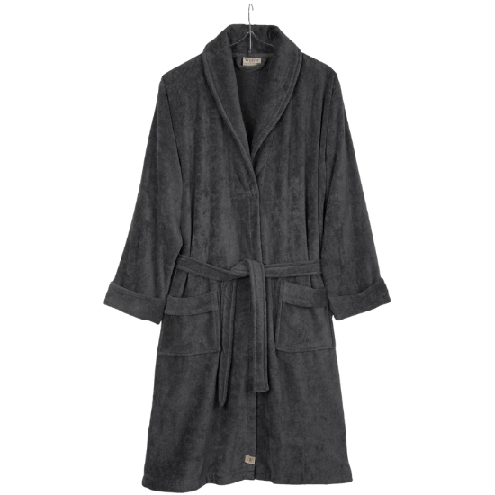 Walra Walra Badjas Casual Robe L/XL - Antraciet