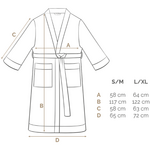 Walra Walra Badjas Casual Robe S/M - Wit