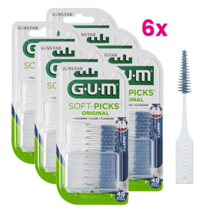 GUM Soft-Picks Original X-Large - 6 x 40 stuks