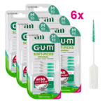 GUM GUM Soft-Picks Original Regular - 6 x 50 stuks