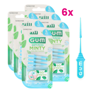 GUM Soft-Picks Comfort Flex Small Mint - 6 x 40 stuks