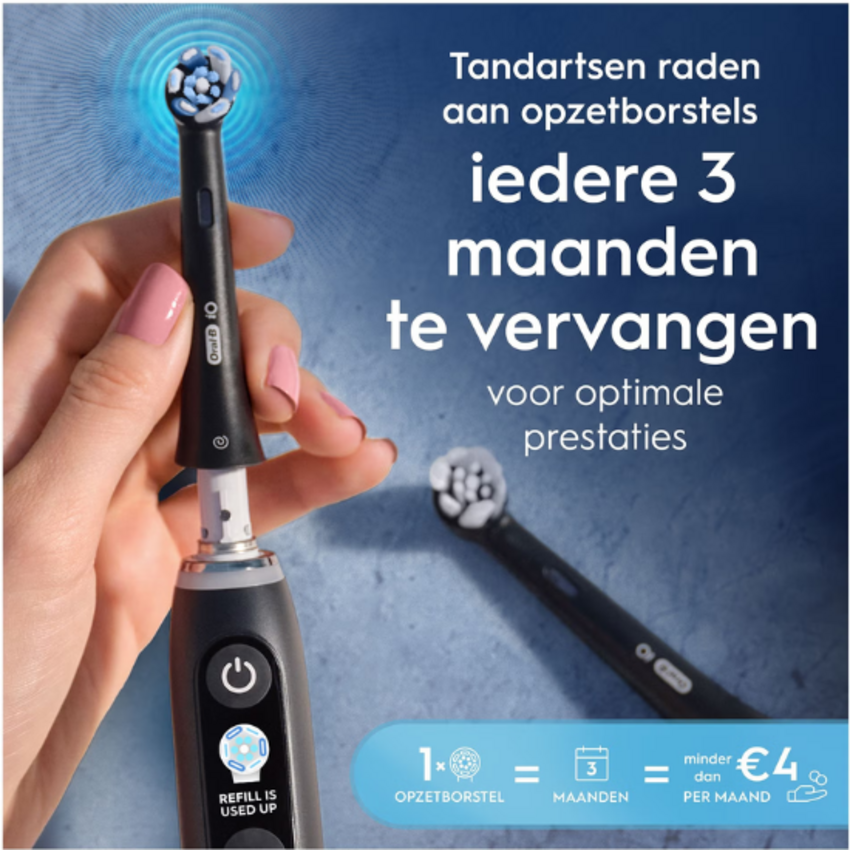 Oral-B Oral-B iO Ultimate Clean Black opzetborstels - 10 stuks