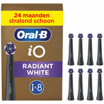 Oral-B Oral-B iO Radiant White opzetborstels - Black - 8 stuks