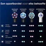 Oral-B Oral-B iO Radiant White opzetborstels - Black - 8 stuks
