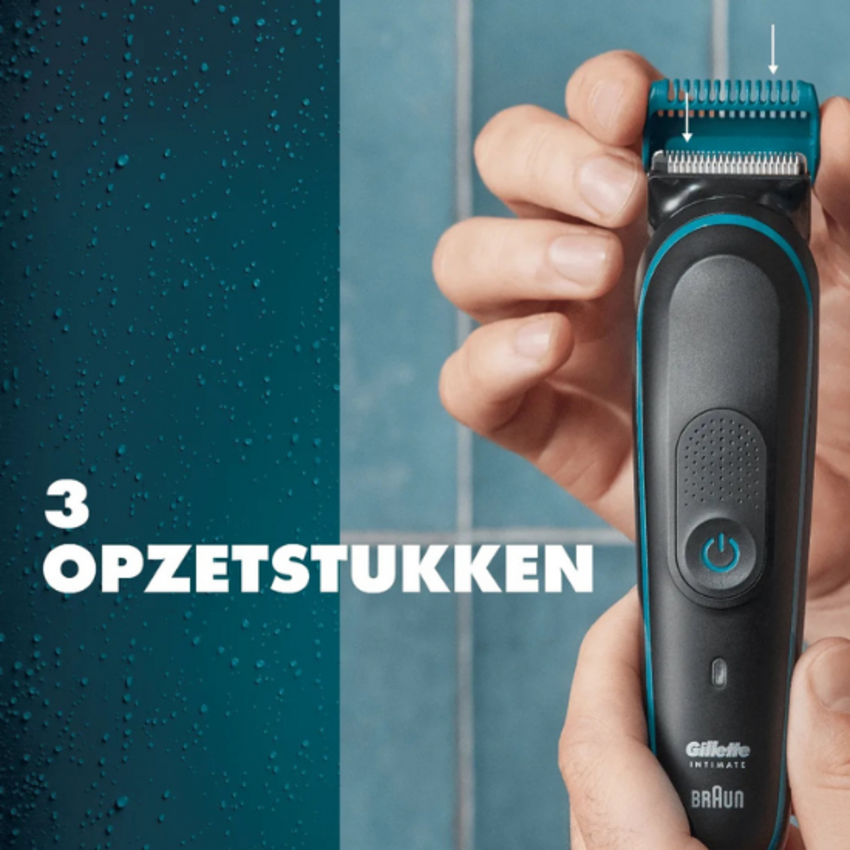 Gillette Braun Gillette Body & Intimate Elektrische Trimmer i5 – Voor de intieme zone – Zwart