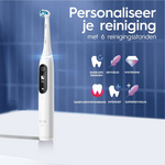 Oral-B iO Series 8N White Elektrische Tandenborstel + 1 extra opzetborstel Oral-B Oral-B iO Series 8N White Elektrische Tandenborstel + 1 extra opzetborstel