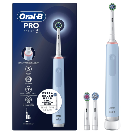 Oral-B Oral-B PRO 3 3770 Blue Cross Action