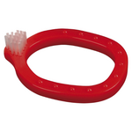 Miradent Miradent Infant-O-Brush Baby Tandenborstel/Bijtring - Rood