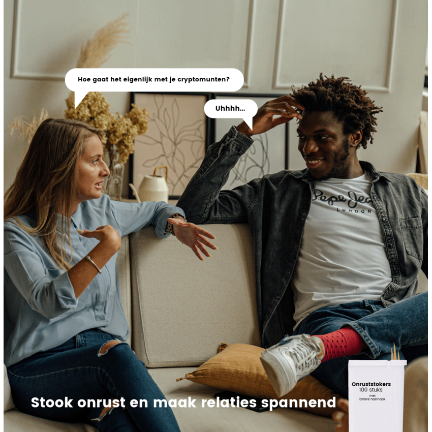 Onruststokers - 100 stuks