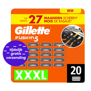 Gillette Fusion5 Scheermesjes 20 stuks - Voordeelpack