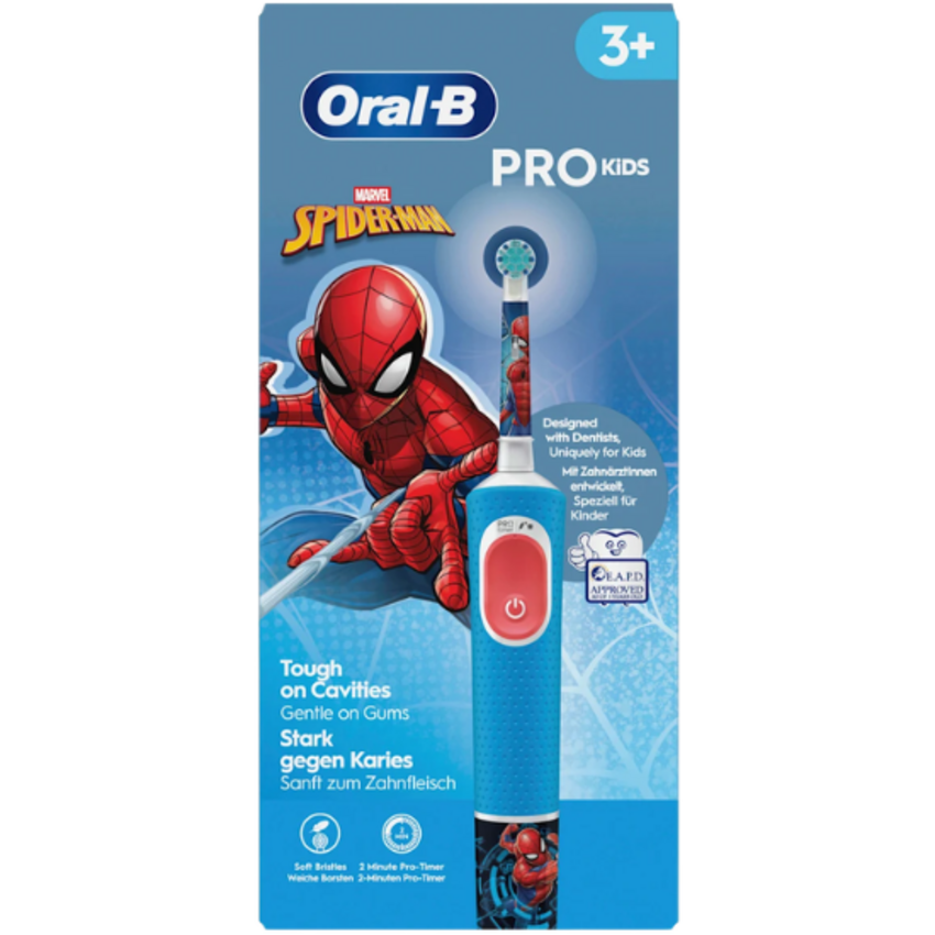 Oral-B Vitality Pro Kids 3+ Spider-Man Elektrische Tandenborstel Oral-B Oral-B Vitality Pro Kids 3+ Spider-Man Elektrische Tandenborstel