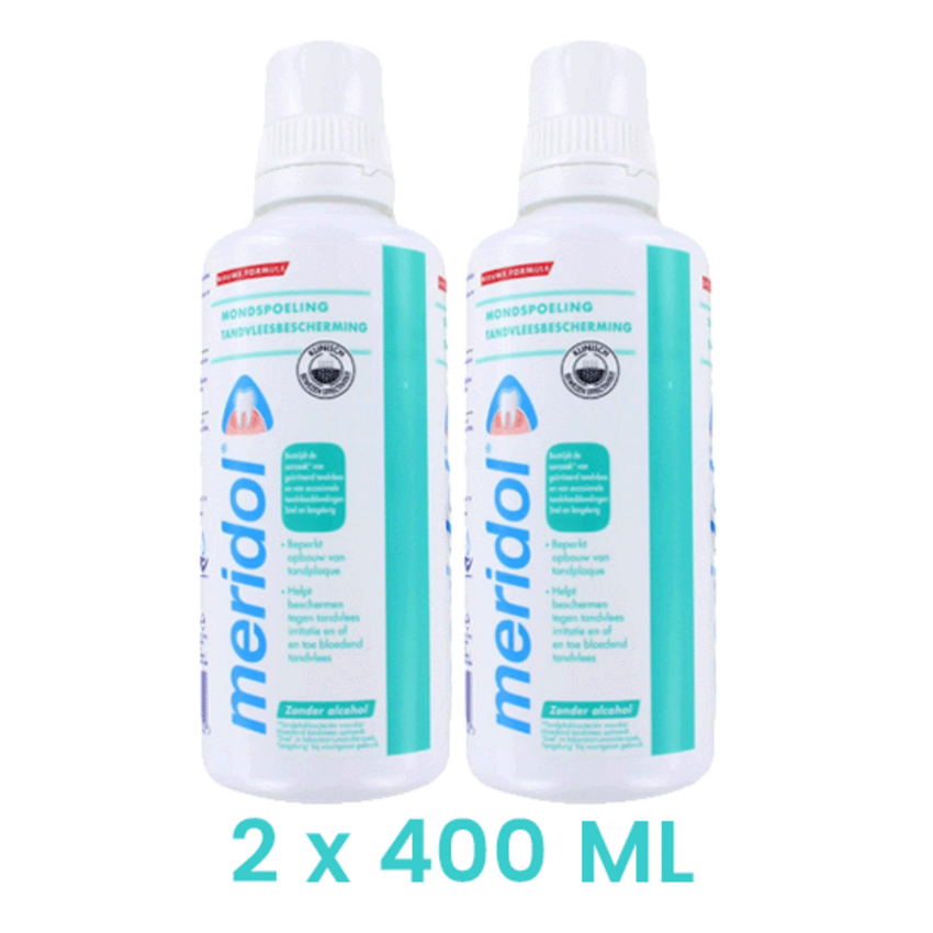 Meridol Meridol Mondspoeling Tandvleesbescherming - 2 x 400 ml