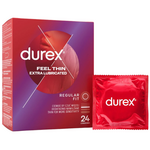 Durex Durex Condooms Feel Thin Extra Lubricated - Regular Fit - 24 stuks
