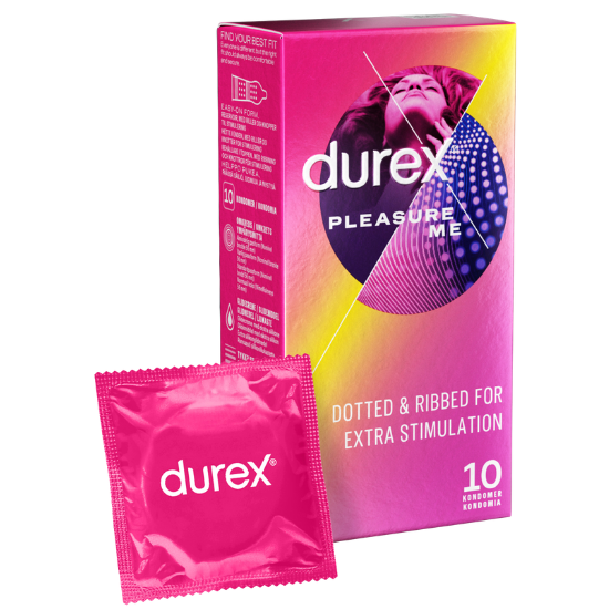 Tandenborstel.com Durex Condooms Pleasure Me - Regular Fit - 10 stuks aanbieding