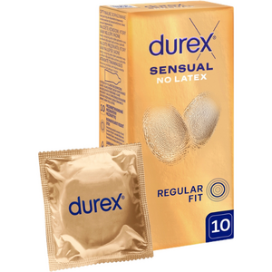 Durex Condooms Sensual No Latex - Regular Fit - 10 stuks