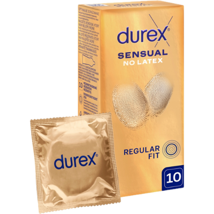 Durex Durex Condooms Sensual No Latex - Regular Fit - 10 stuks